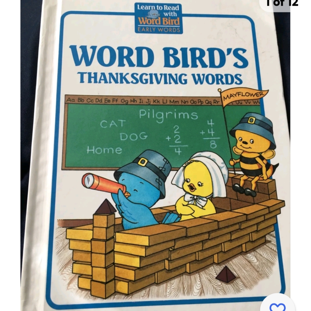 Special edition of the Word Bird's Thanksgiving Words, a 32-page picture book